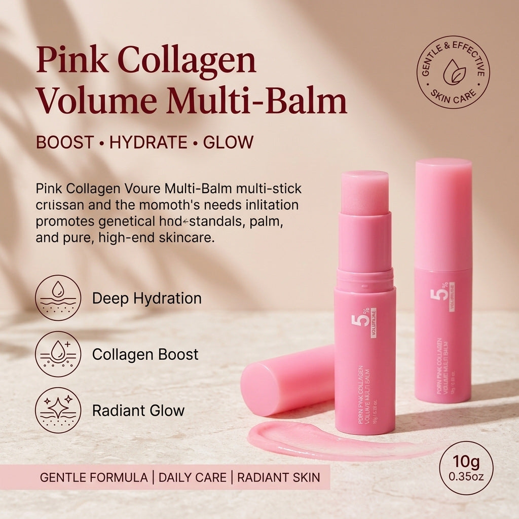 PDRN Pink Collagen Volume Multi Balm Stick, Volufiline Stick
