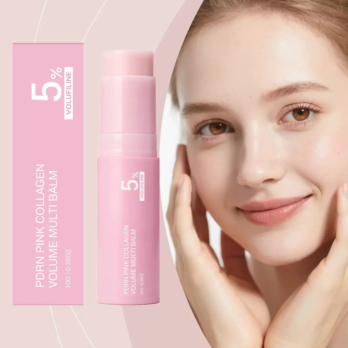 PDRN Pink Collagen Volume Multi Balm Stick, Volufiline Stick